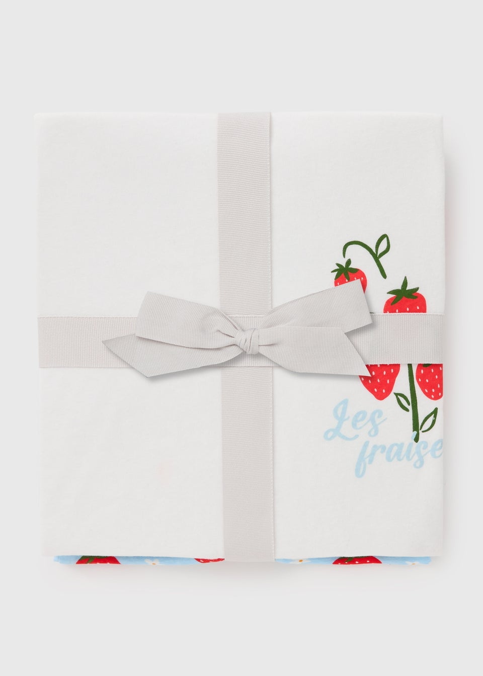 Cream Strawberry Wide Pyjama Set Bundle