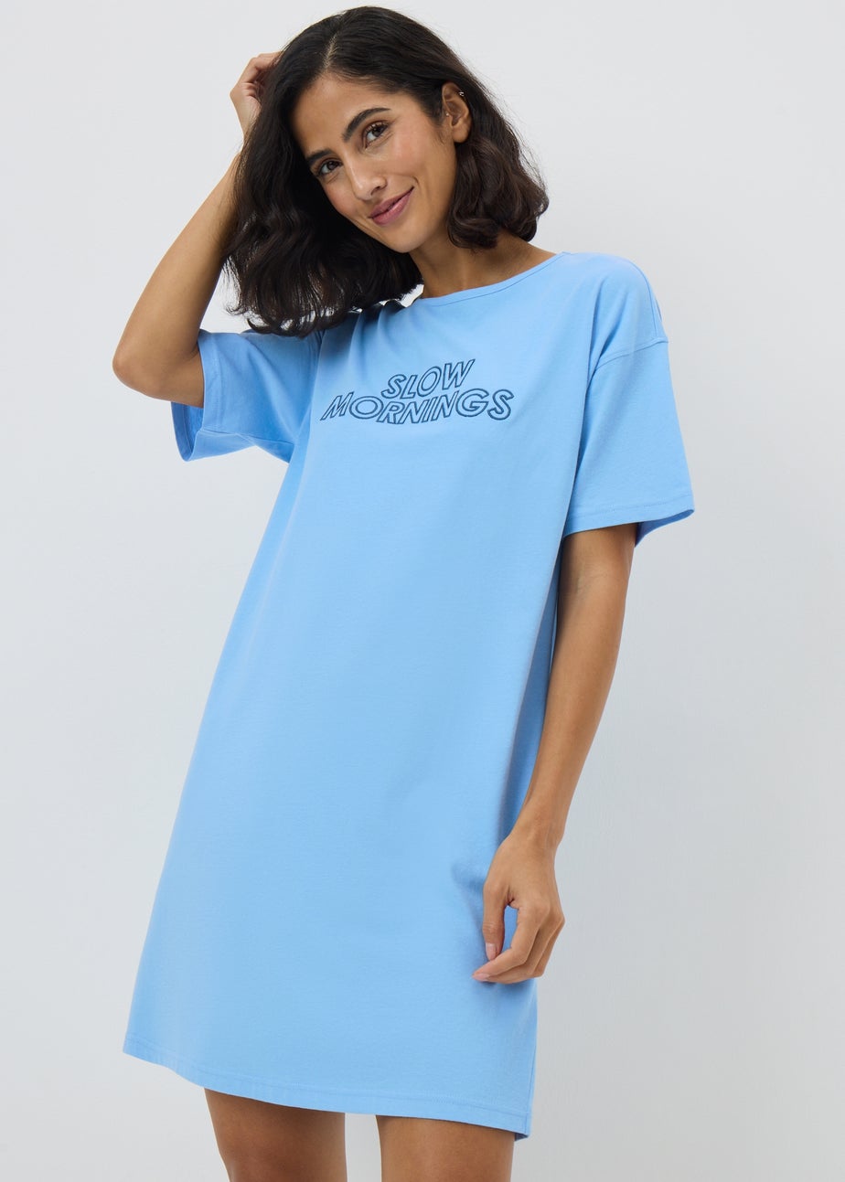 Blue Slow Mornings Nightie