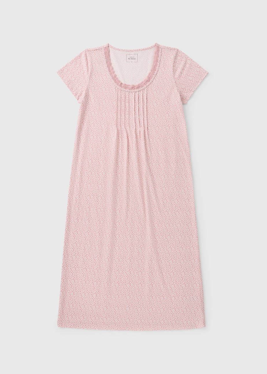 Pink Spot Longline Nightie