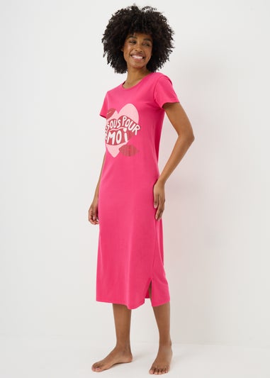 Pink Bisous Pour Moi T-Shirt Nightie