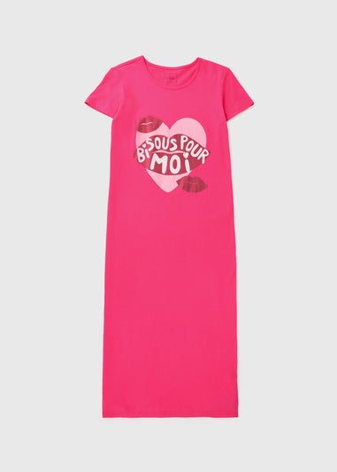 Pink Bisous Pour Moi T-Shirt Nightie