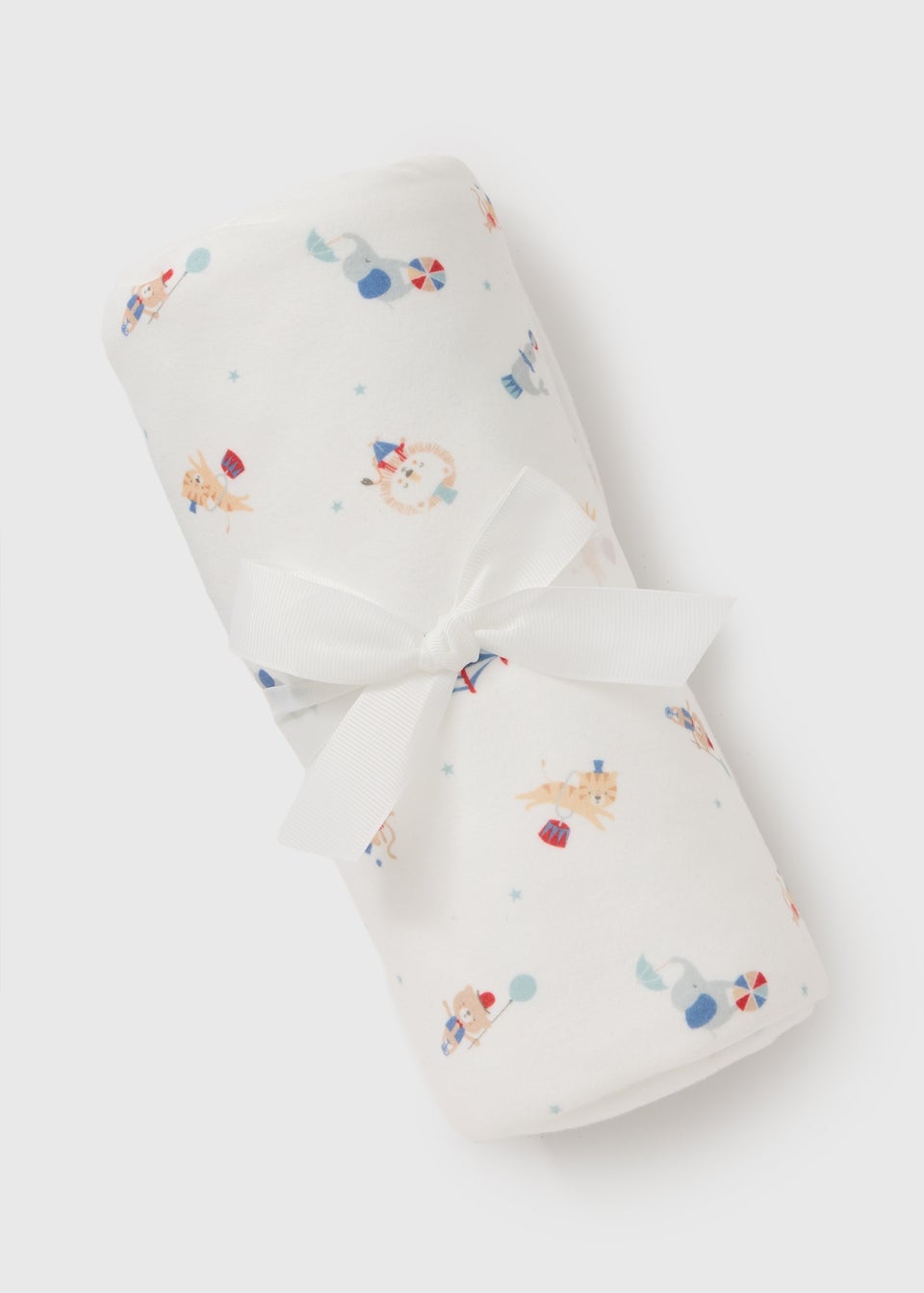 Baby Cream Circus Blanket