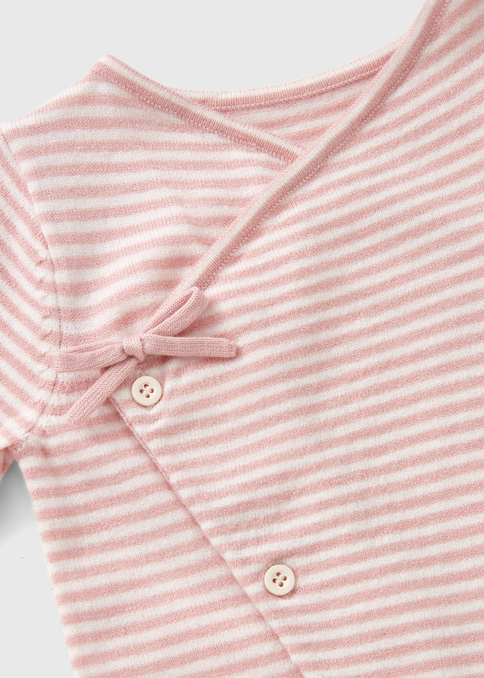 Baby Pink Mouse Knitted Sleepsuit (Newborn-12mths)