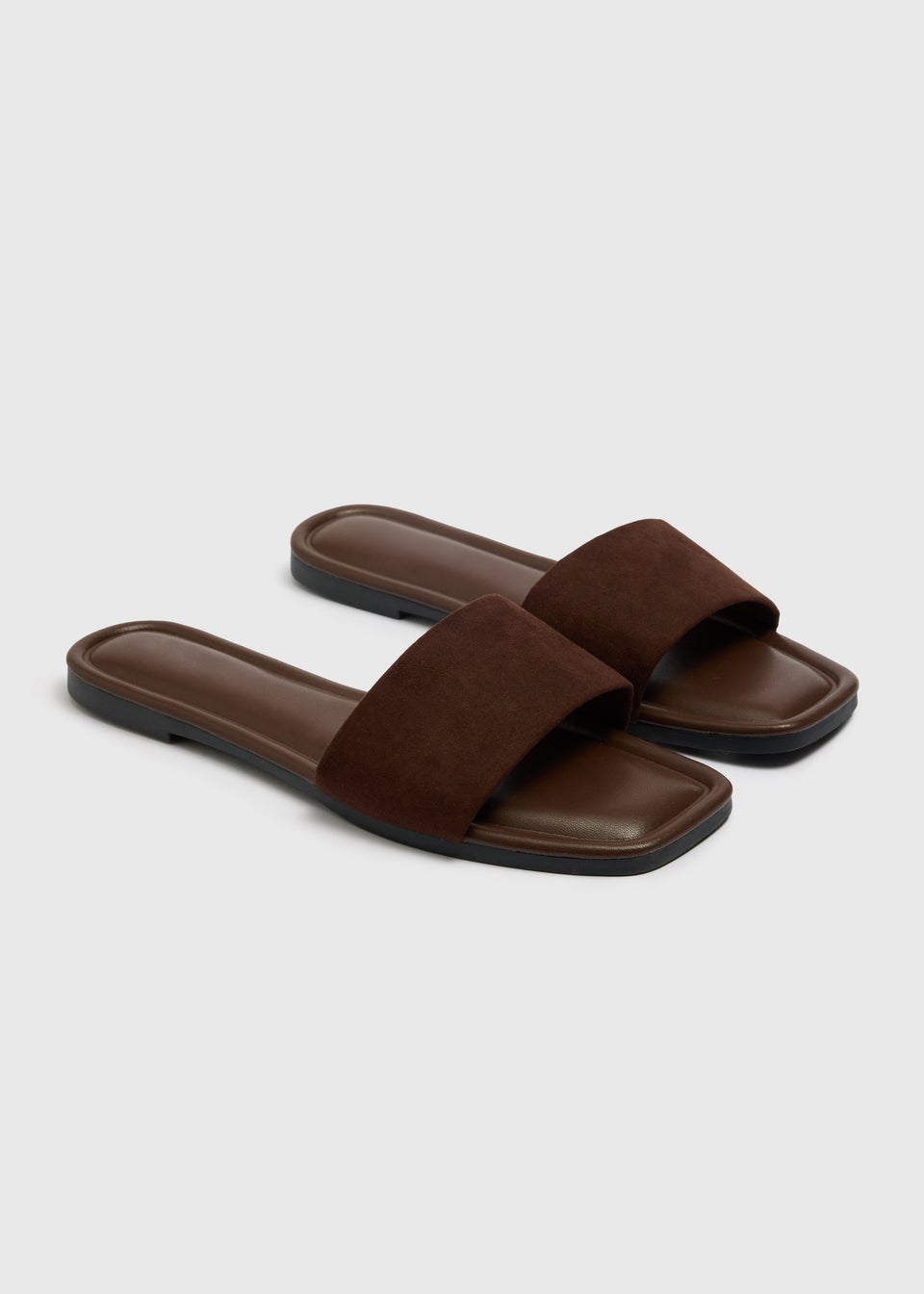 Brown Mule Sandals