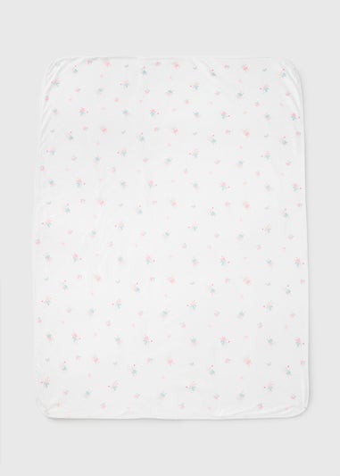 Baby White Mouse Shawl Blanket