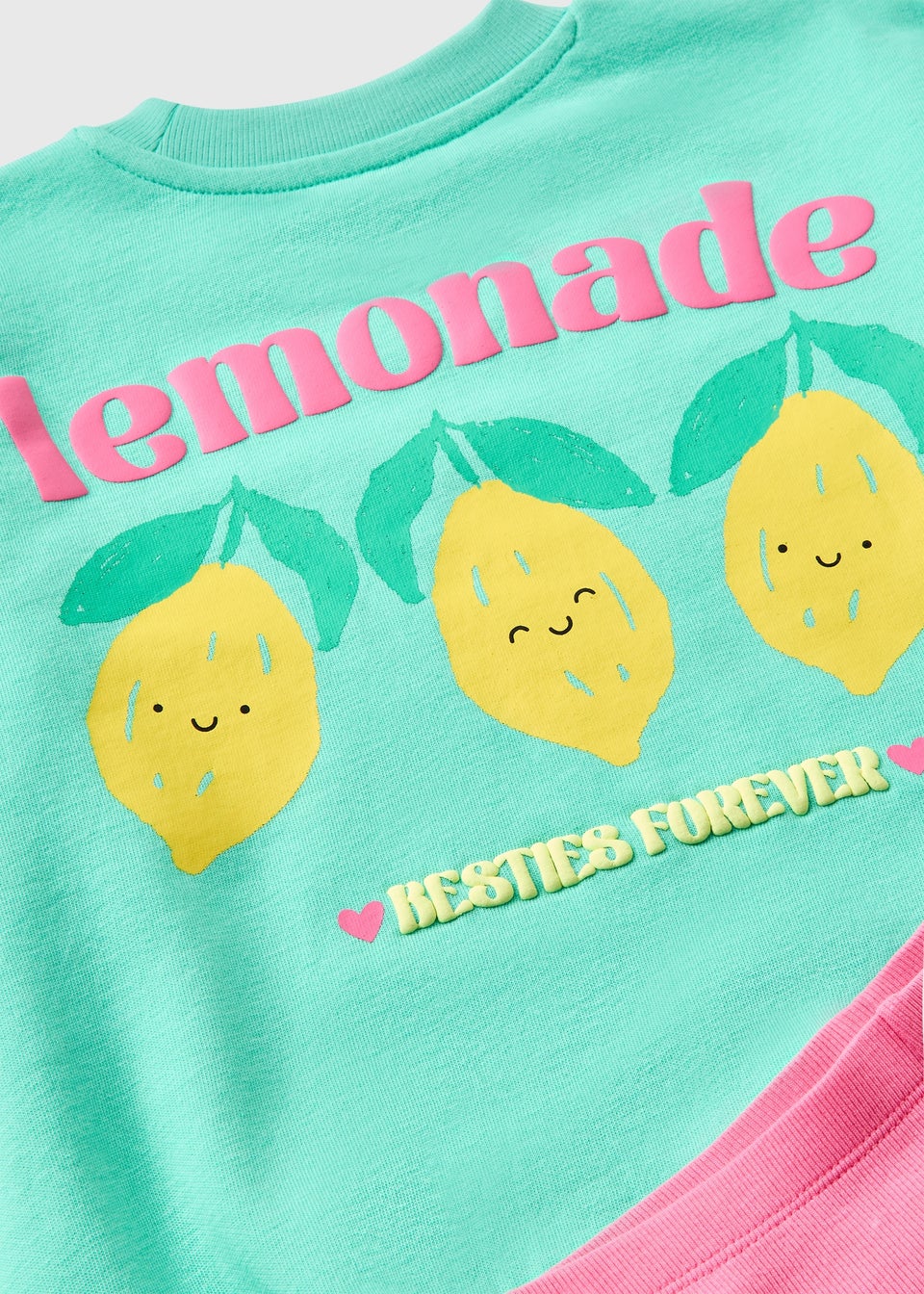 Girls Green Lemonade Sweatshirt & Legging Set (1-7yrs)