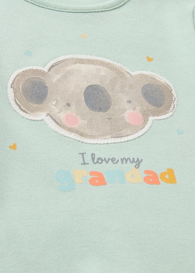 Baby Sage Koala Grandad Sleepsuit (Newborn-18mths)