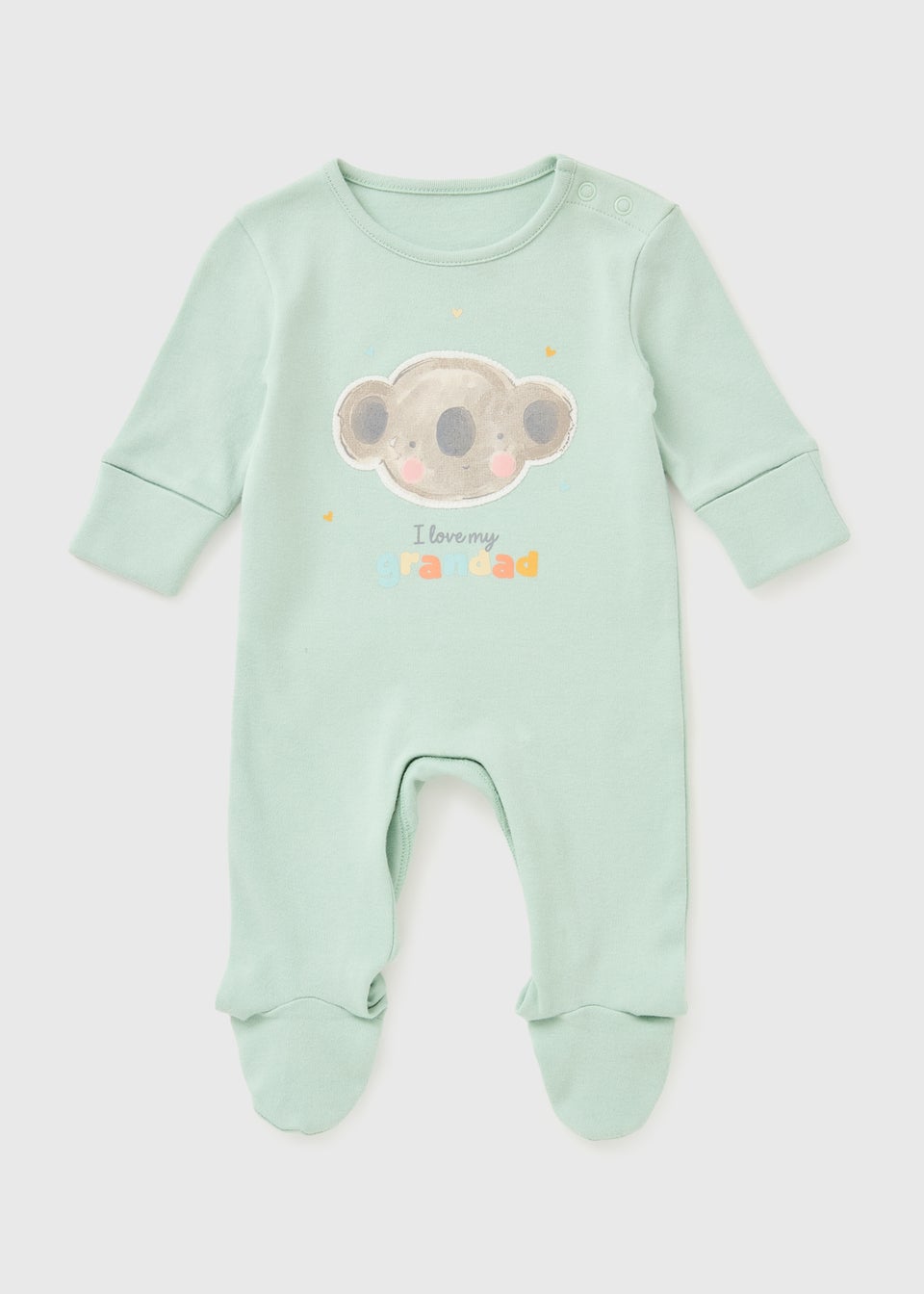 Baby Sage Koala Grandad Sleepsuit (Newborn-18mths)
