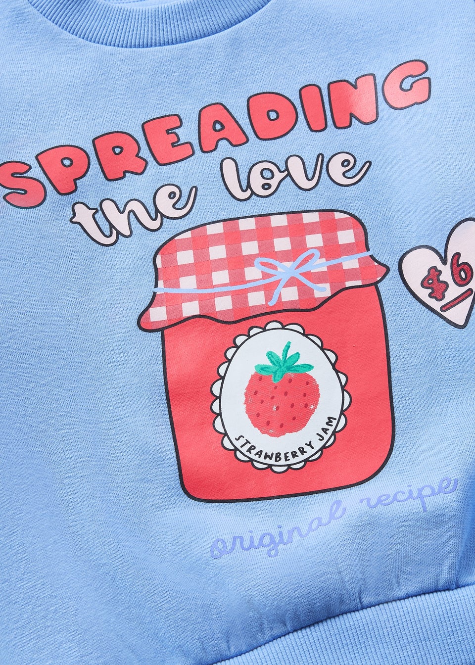 Girls Blue Fruit Jam Sweatshirt (1-7yrs)