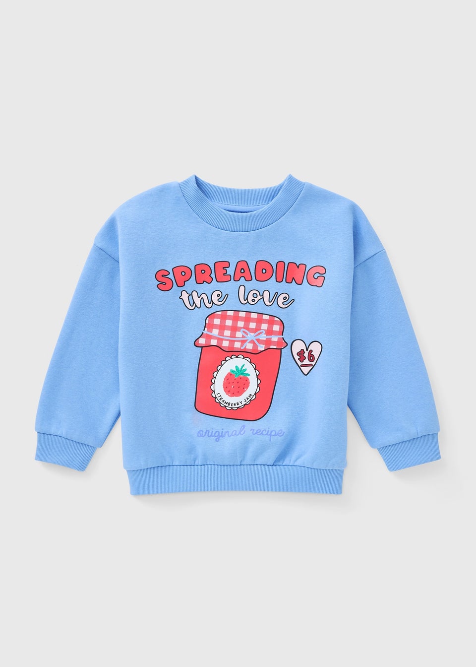 Girls Blue Fruit Jam Sweatshirt (1-7yrs)