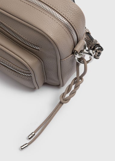 Taupe Zip Camera Bag