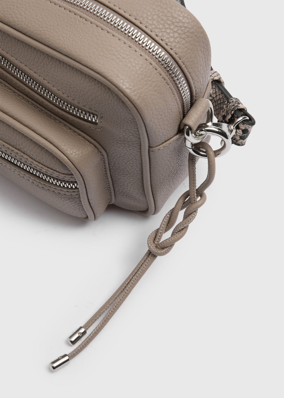 Taupe Zip Camera Bag