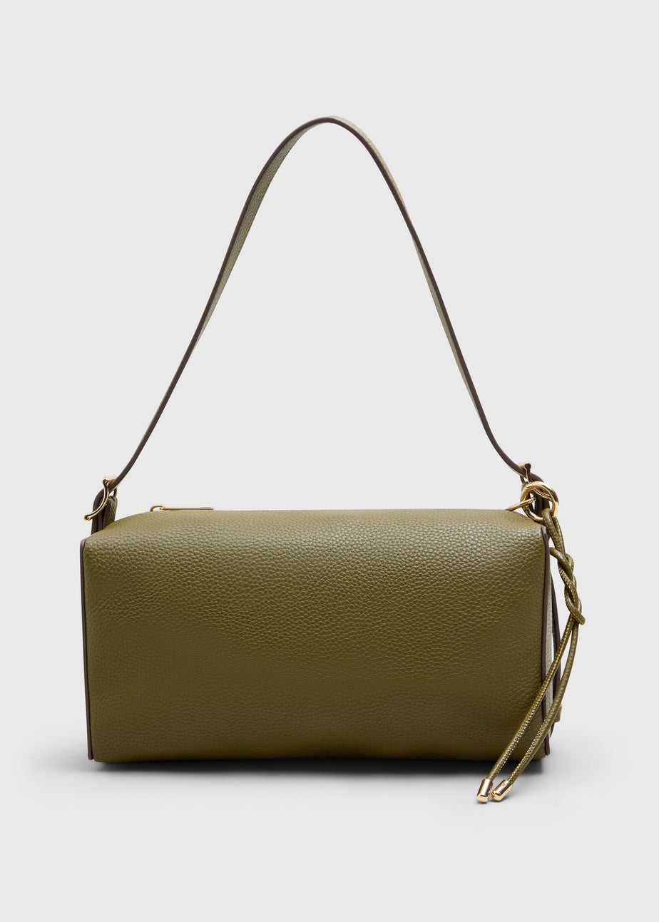Khaki Square Shoulder Bag
