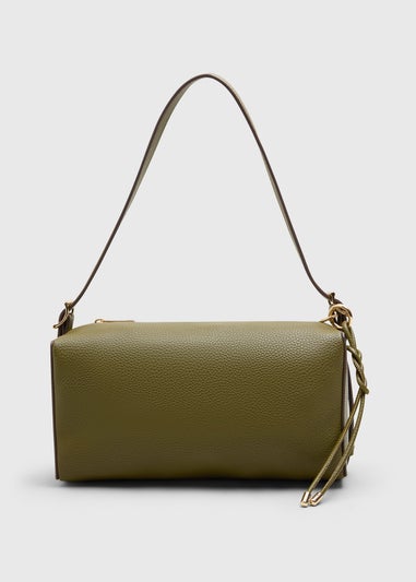Khaki Square Shoulder Bag