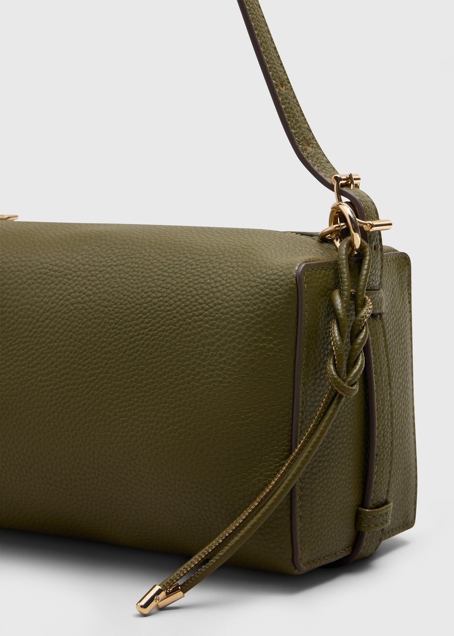 Khaki Square Shoulder Bag