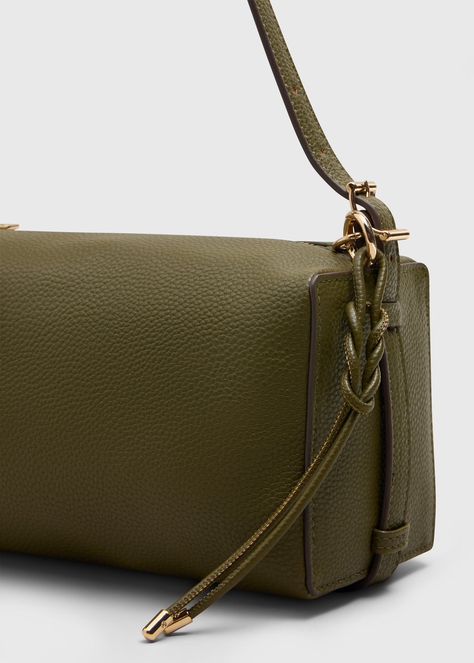 Khaki Square Shoulder Bag
