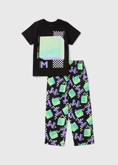 Minecraft Boys Black Pyjama Set (5-13yrs)