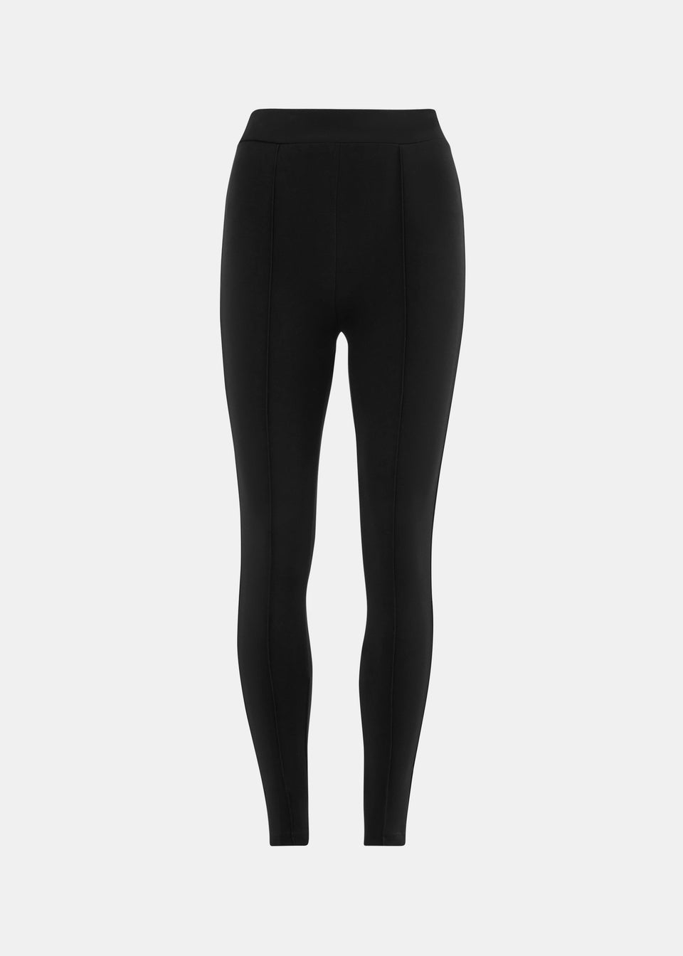 Black Scuba Ponte Leggings