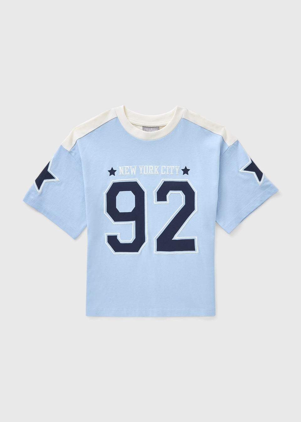 Girls Blue Sports New York City T-Shirt (7-15yrs)