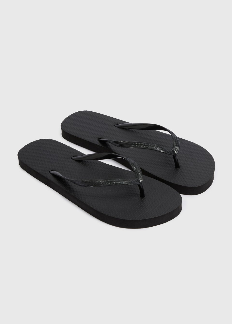 Black Flip Flops