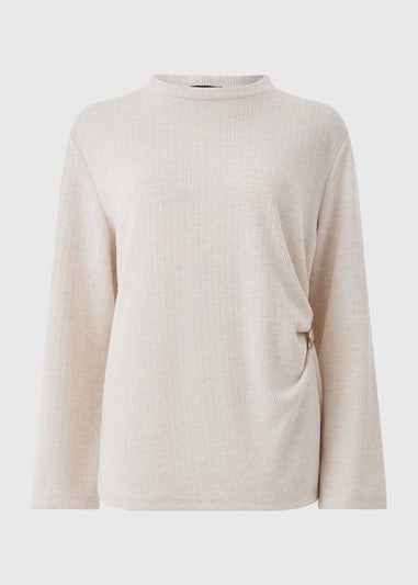 Et Vous Oatmeal Snit Co Ord Top