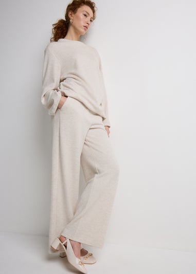 Et Vous Oatmeal Snit Co Ord Trousers