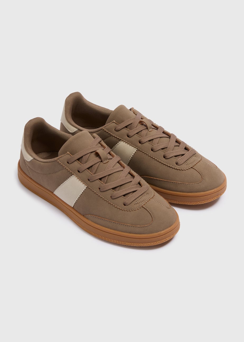 Mocha Retro Trainers