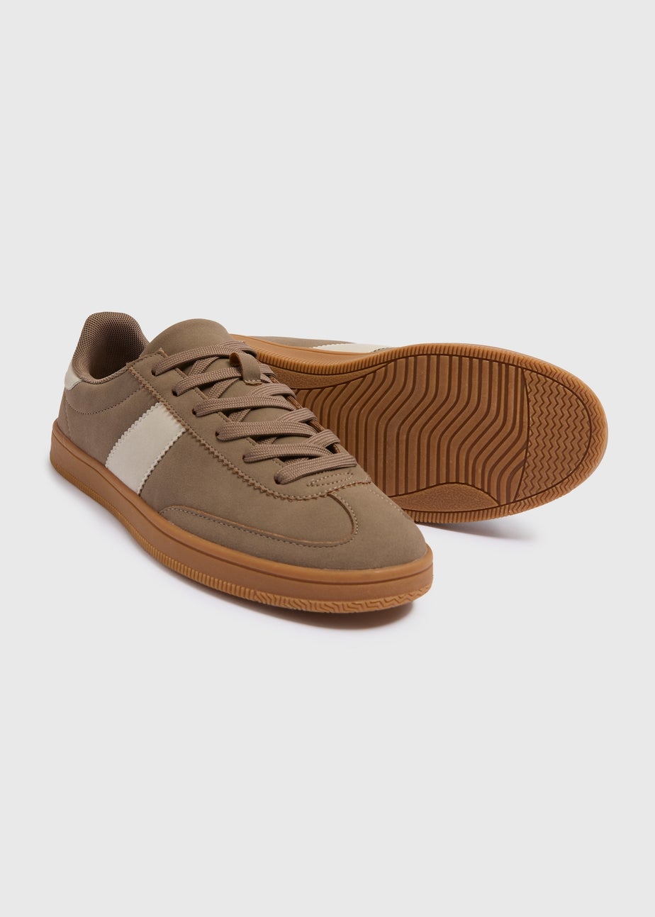 Mocha Retro Trainers