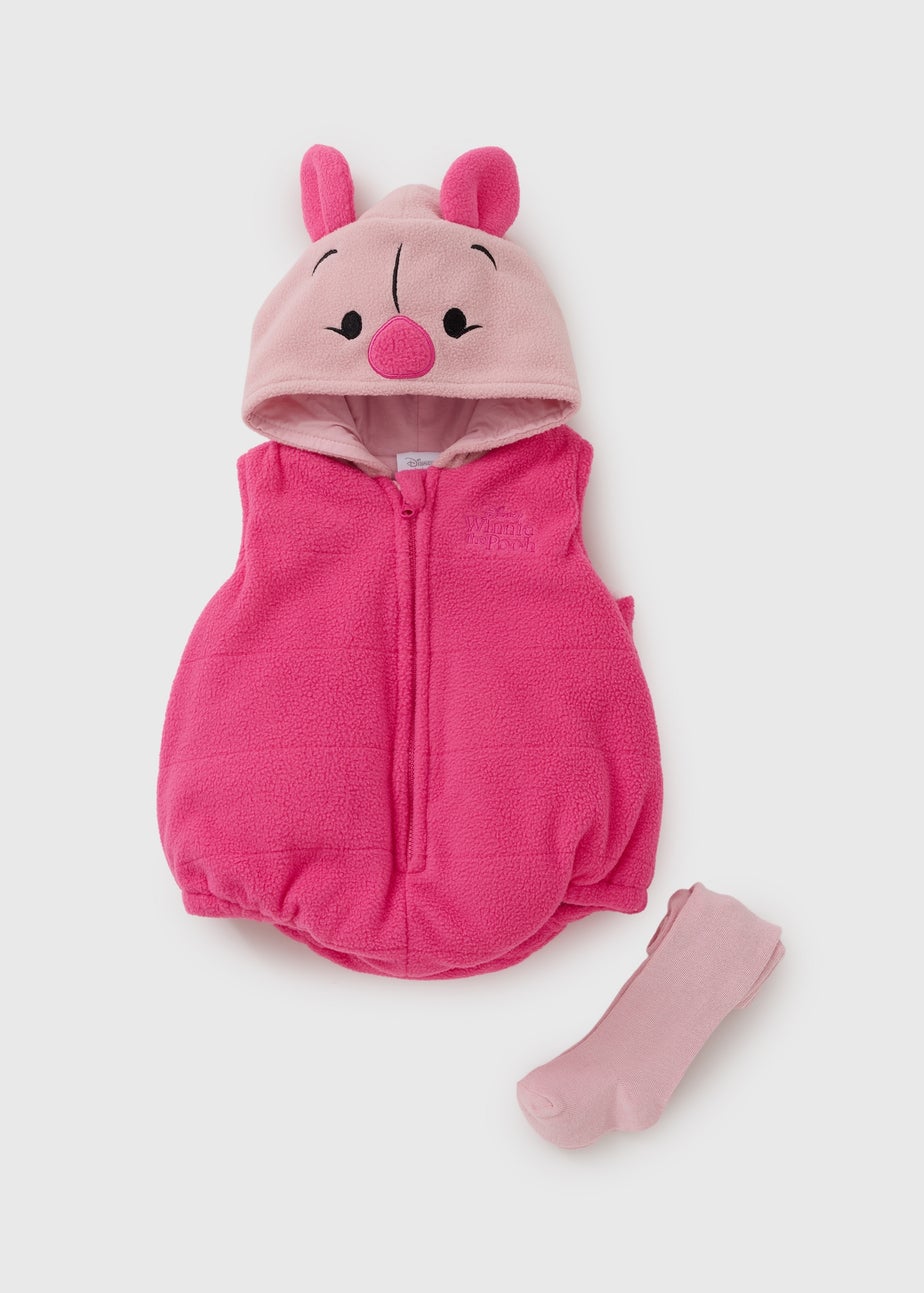 Winnie The Pooh Baby Pink Piglet Padded Suit Set (Newborn-23mths)