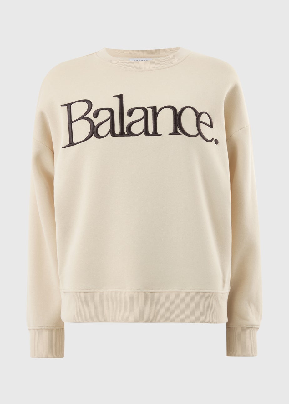 Cream Balance Sweatshirt