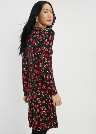 Red Ditsy Supersoft Mini Dress