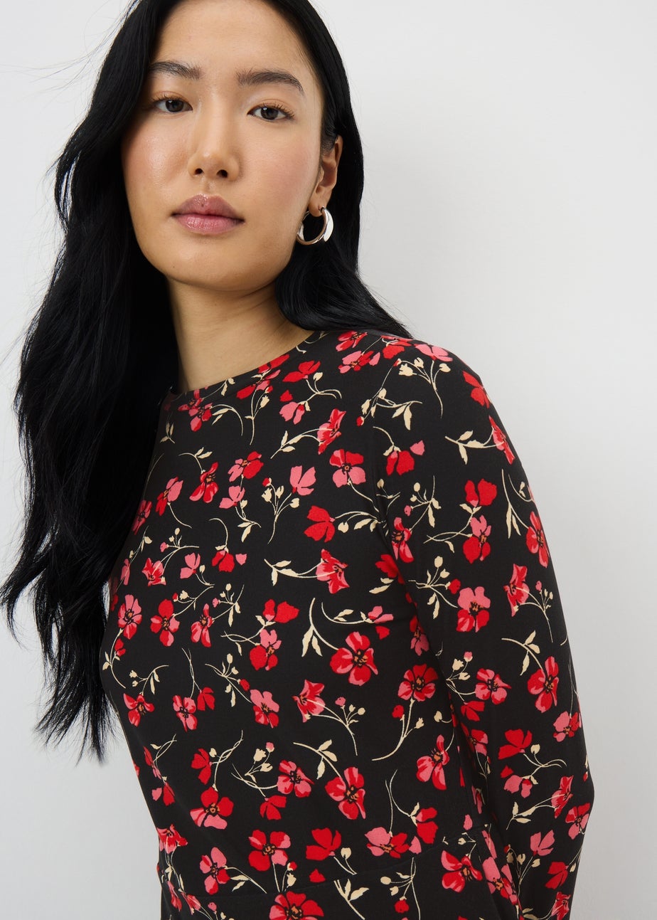 Red Ditsy Supersoft Mini Dress