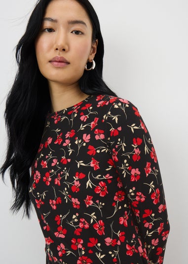 Red Ditsy Supersoft Mini Dress