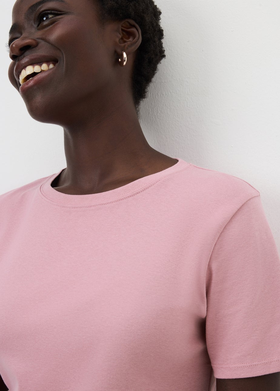 Warm Pink Fitted T-Shirt