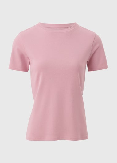 Warm Pink Fitted T-Shirt