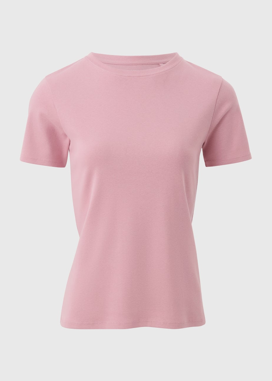 Warm Pink Fitted T-Shirt