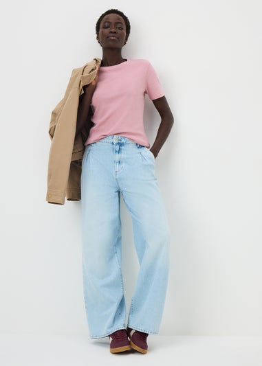 Warm Pink Fitted T-Shirt