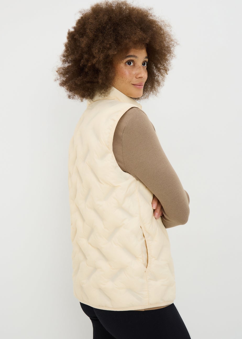 Souluxe Cream Padded Gilet