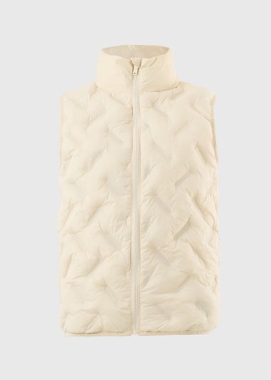 Souluxe Cream Padded Gilet