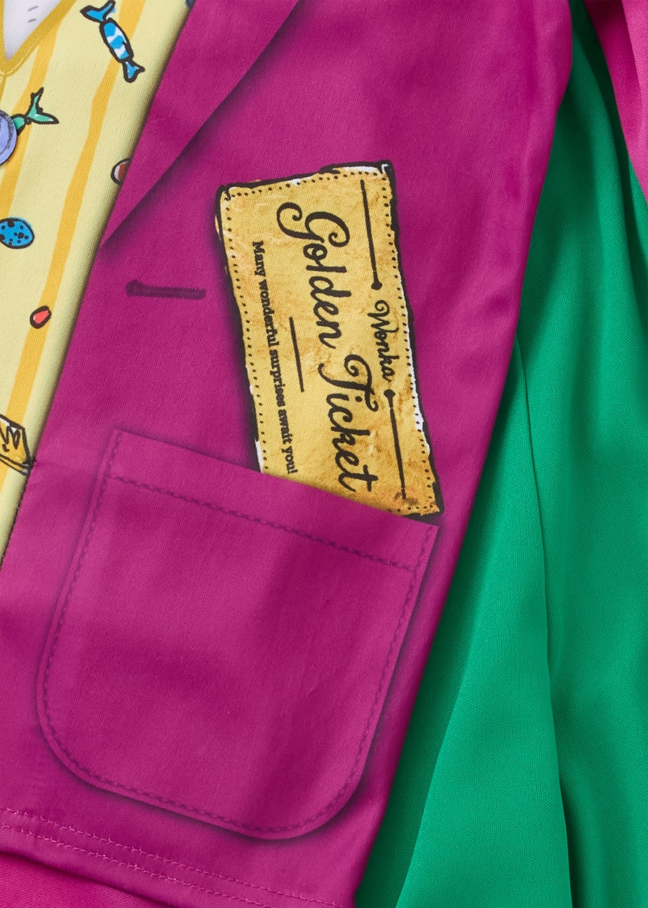 Kids Purple Willy Wonka Costume (3-12yrs)