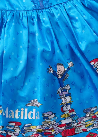 Girls Blue Matilda Costume (3-12yrs)