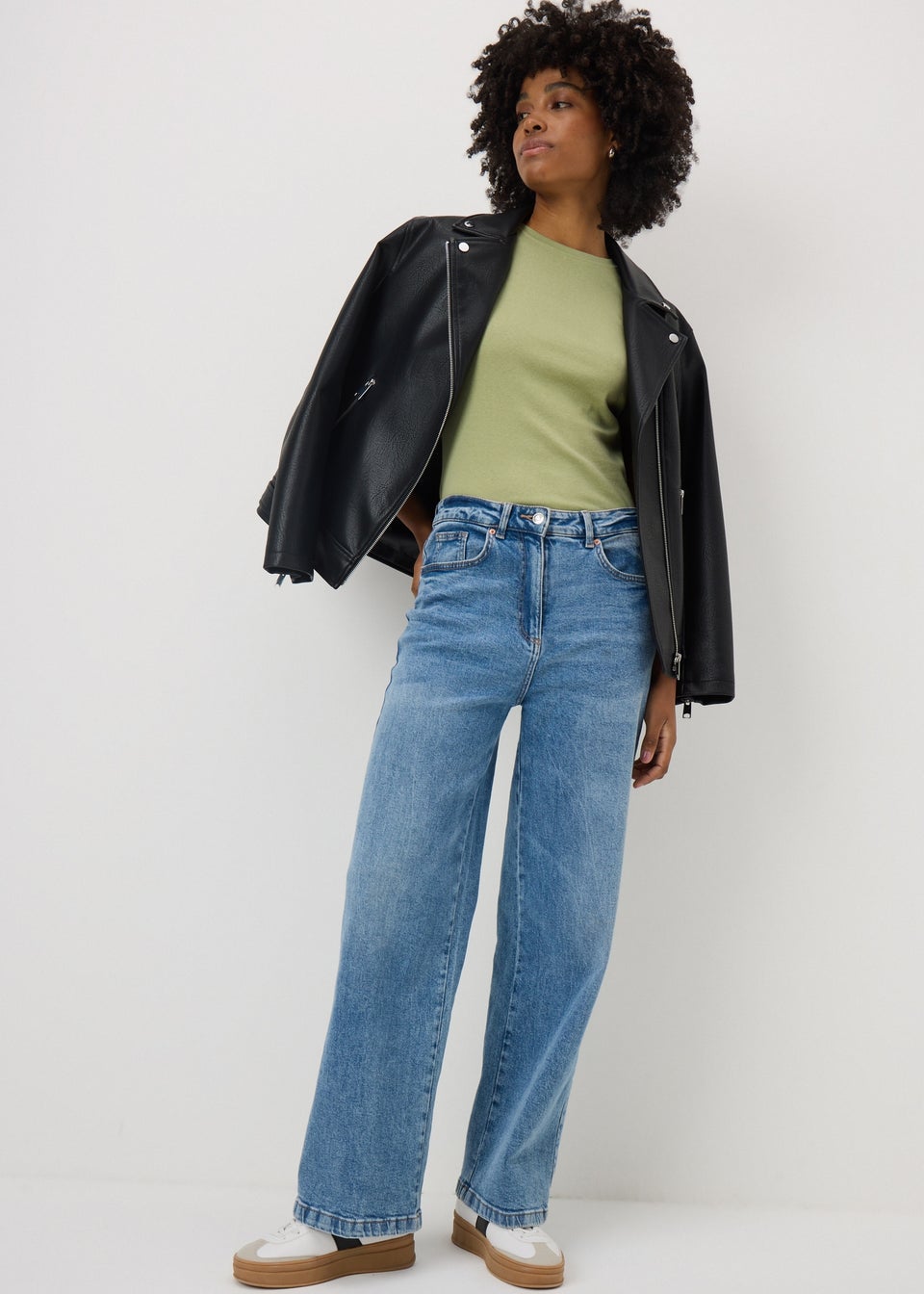 Light Green Fitted T-Shirt