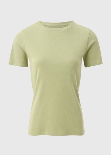Light Green Fitted T-Shirt