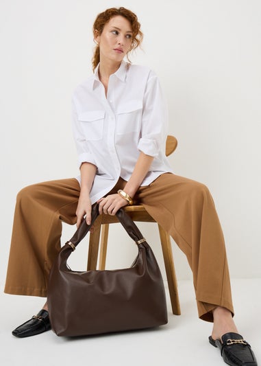Chocolate Brown Shoulder Bag