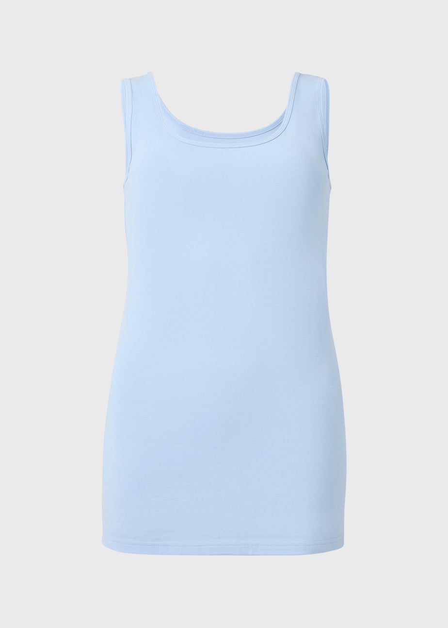 Blue Sleeveless Vest