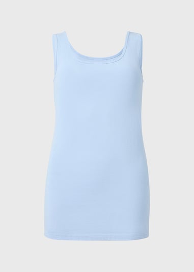 Blue Sleeveless Vest
