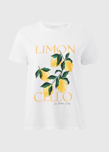 White Lemon Graphic T-Shirt