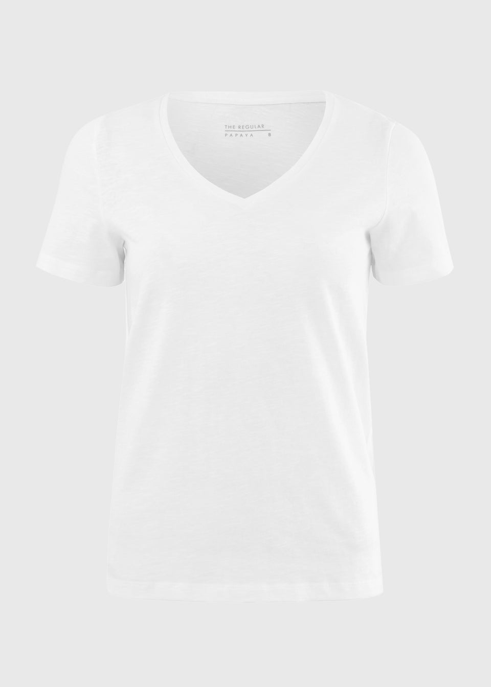 White V-Neck T-Shirt