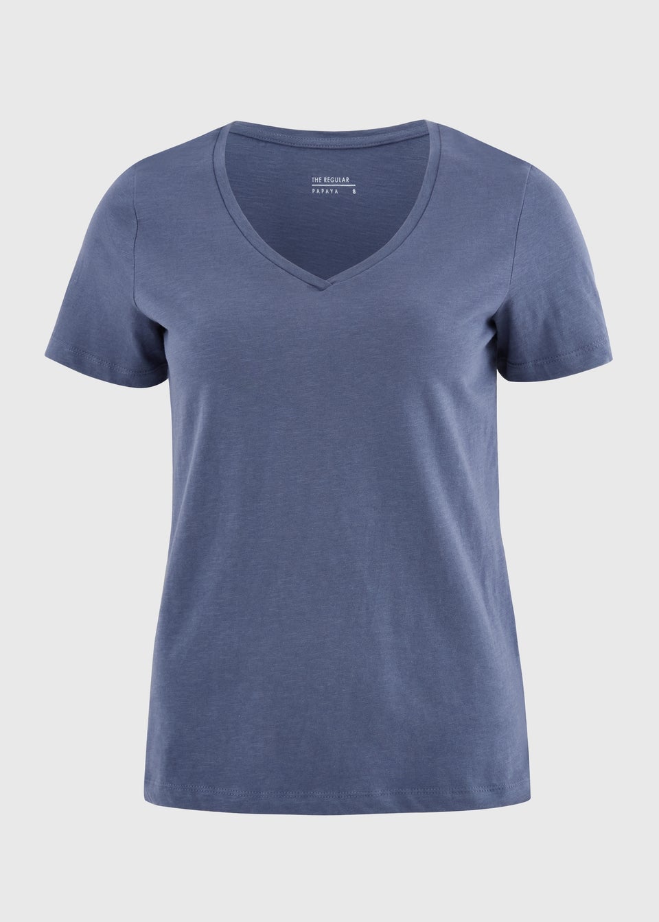 Soft Blue V-Neck T-Shirt