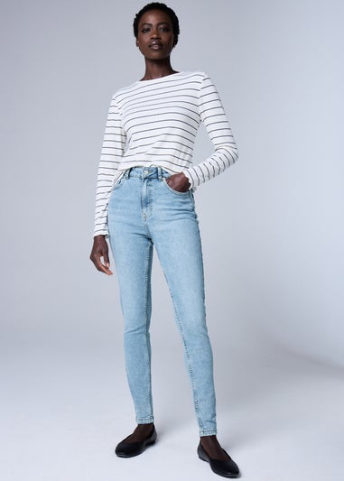 Blue Lightwash April Skinny Jeans